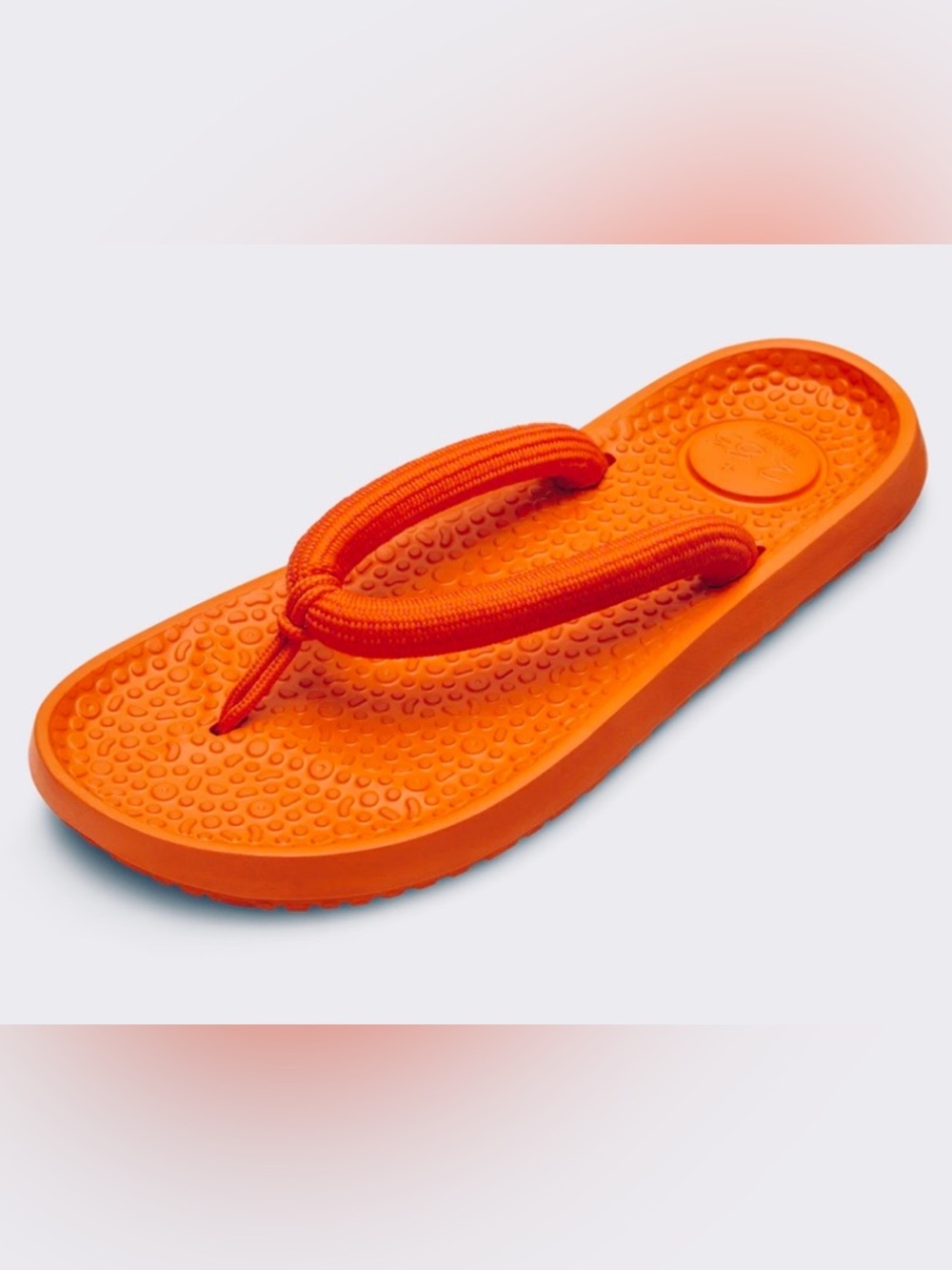 ALLBIRDS SUGAR ZEFFERS 2 FLIP FLOPS UNISEX SIZE 11 BUOYANT ORANGE - Picture 2 of 8